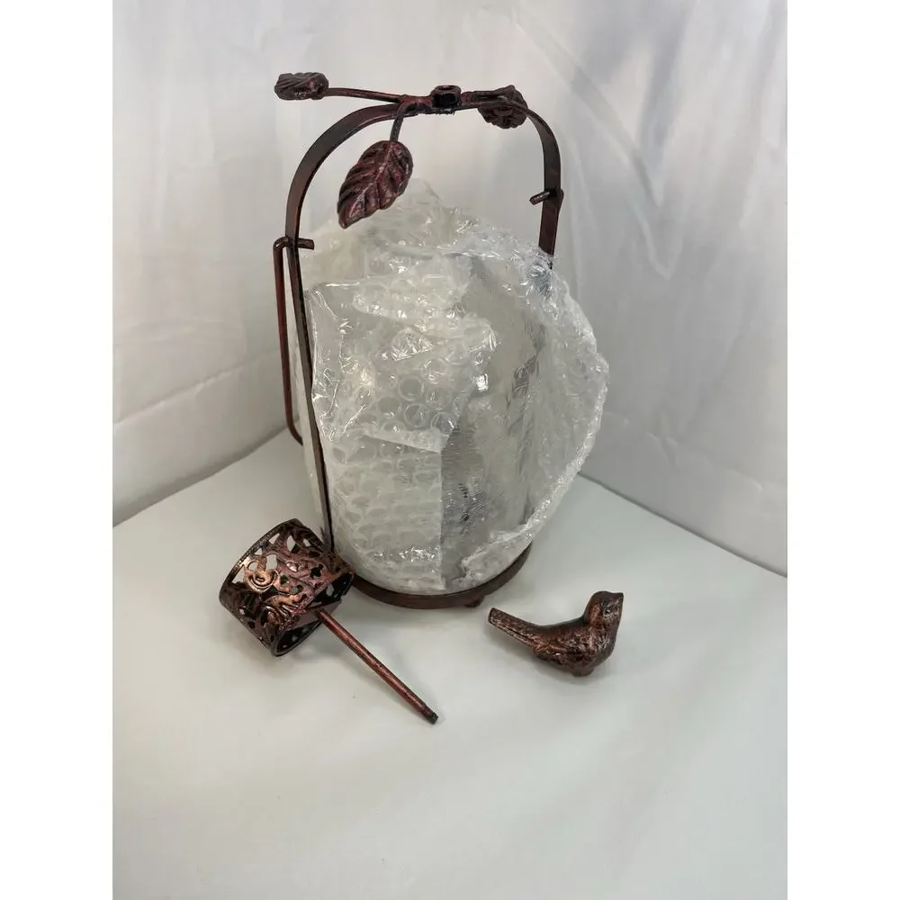 Accents Bird Lantern 13.25